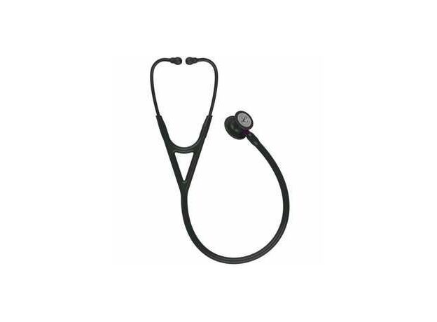 Littmann Cardiology IV Diagnostic Stethoscope Black & Black – Violet Stem 6203