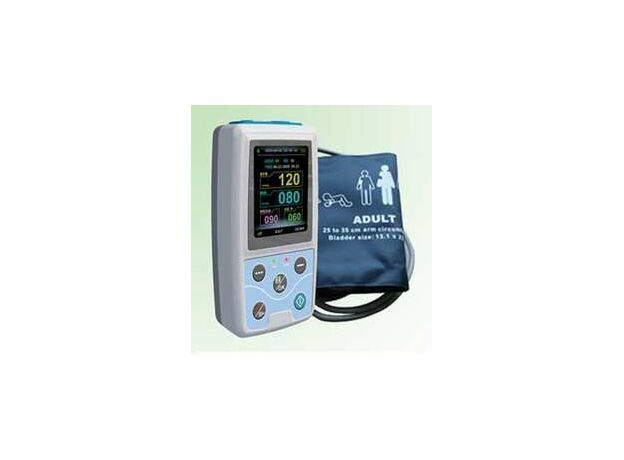 CONTEC Ambulatory Blood Pressure Monitor+Software 24h NIBP Holter(one Adult  Cuff)