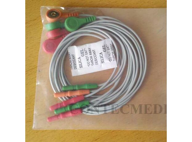ECG Cable ECG lead of CONTEC TLC9803 3-Channel ECG Holter Monitoring Recorder System only Cable