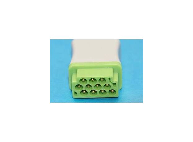GE Healthcare Marquette ECG Cable 3 Leads IEC Snap, Compatible 2001292-001