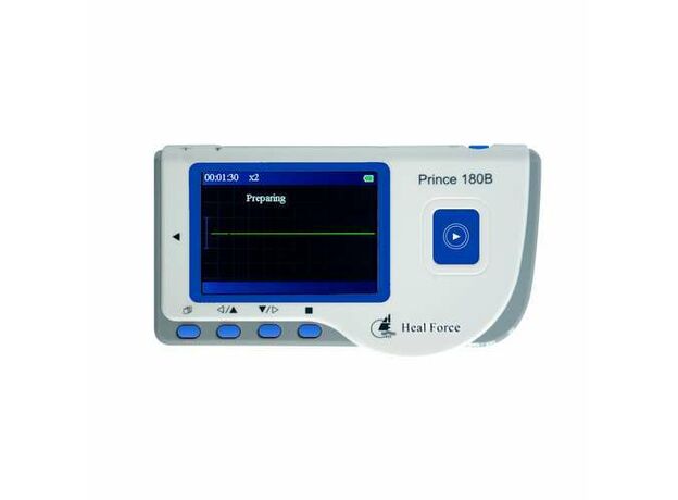 Heal Force Prince 180B Portable Household Heart ECG Monitor Color Screen