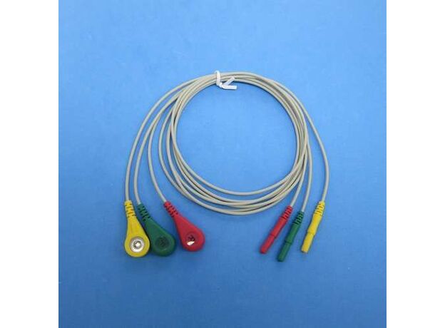 Din Style ECG Cable 3 Lead