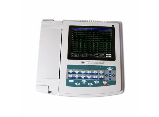 Contec 1200G 12 Channel ECG Machine, Touch Screen