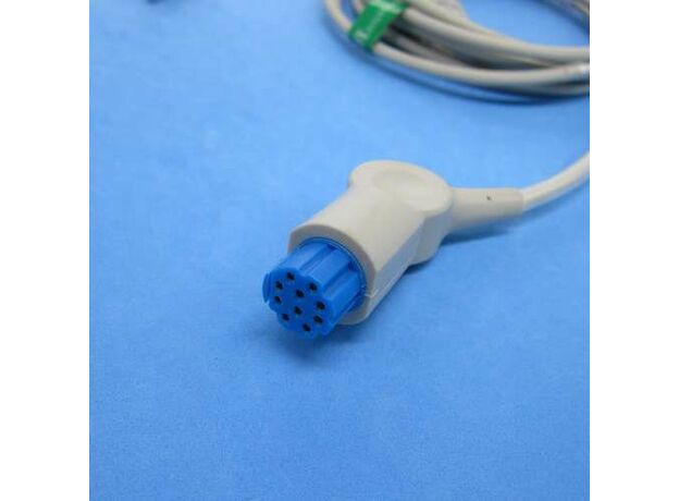 ECG CABLE with 3 leads clip for detax paitent monitor
