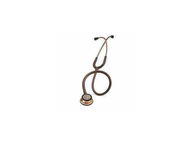 Littmann Classic 3 Stethoscope, Copper-Finish Chestpiece, Chocolate Tube, 27 inch, 5809