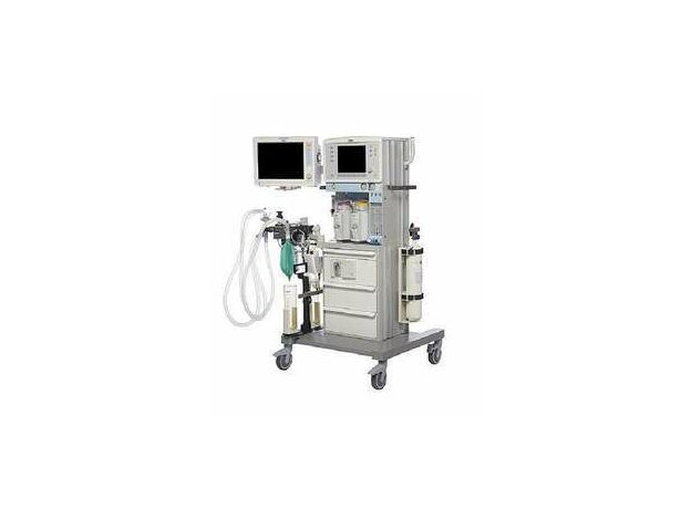 Drager FABIUS PLUS XL TROLLEY-MOUNTED ANESTHESIA WORKSTATION / WITH RESPIRATORY MONITORING / WITH ELECTRONIC GAS MIXER