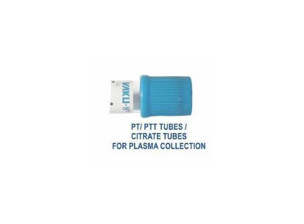 Vaku-8 Vacuum Blood Collection Tube - Citrate - Blue