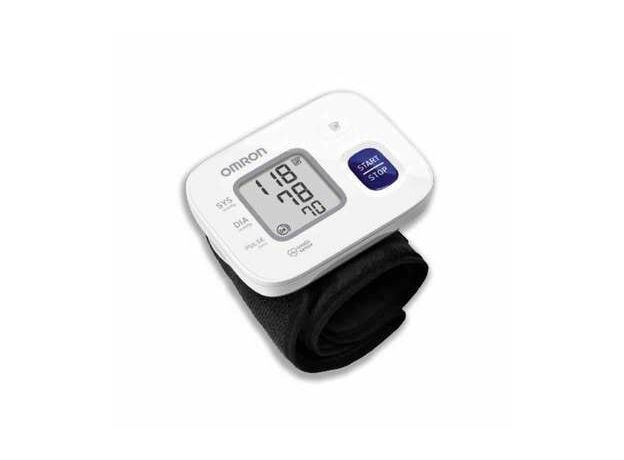 Omron HEM-6161 Fully Automatic Wrist Blood Pressure Monitor.