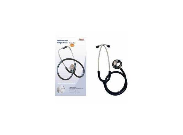 Diamond ST 017 Black PVC Single Head Stethoscope