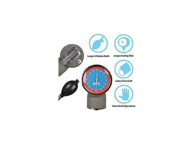 BPL Aneroid Sphygmomanometer Grey Blood Pressure Monitor