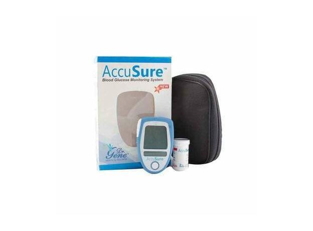 Accusure  Glucometer Blue with 25 Test Strips