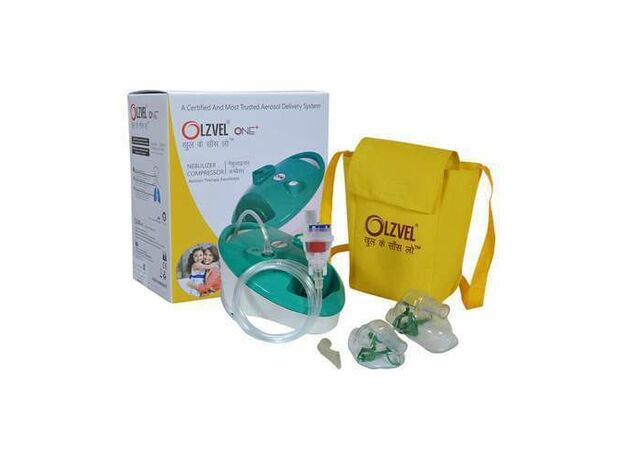 Olzvel One+ Compressor Nebulizer, (for Aerosol Therapy Excellence)