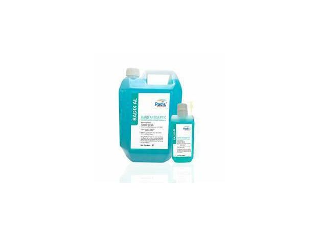 RADIX - AL Hand rub Sanitizer  10L , Alcohol based with Moisturiser  (5 liter )