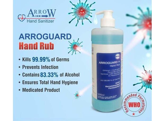 Hand Sanitizer Arroguard  Hand Rub 500ML