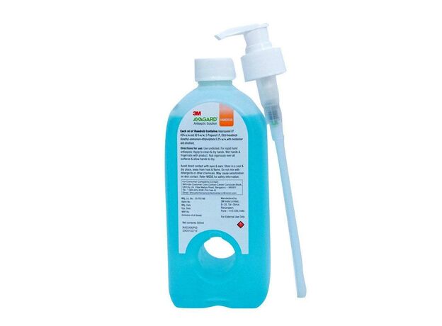 3M Avagard Hand Sanitizer ( 500ml )  with Dispense ( pack of 10 Nos. )