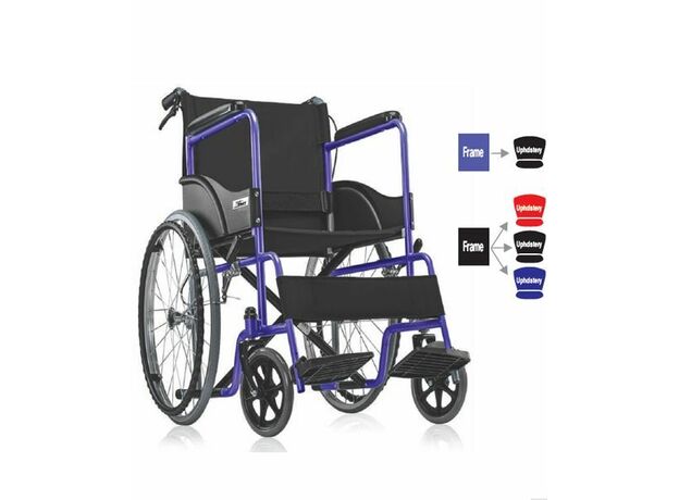 Manual Premium Wheelchair - Black