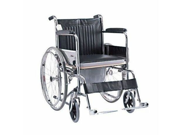 Wheelchair with Seat Lift Commode