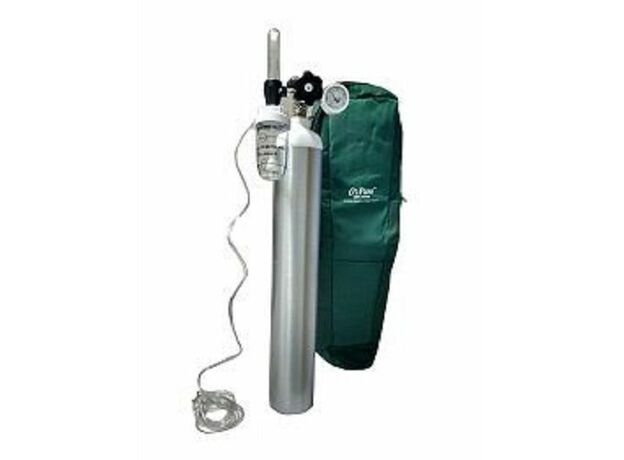 Oxygen Cylinder Set 4.2KG Wt Gas Capacity (675 Ltrs)