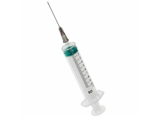 Becton Dickinson (BD) Emerald Syringe With Needle - 10 ml