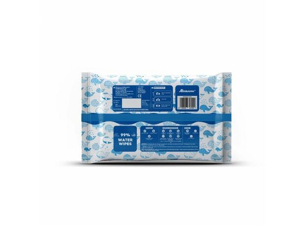Dignity 99% Water Wipes, 150x200 Mm, 80 Wipes/Pack
