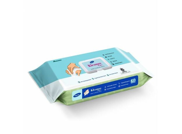 Dignity Kleanzo Hand Cleansing Wipes, 150X 200 Mm, 72 Pcs/Pack