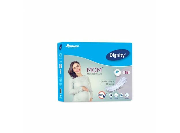 Dignity Mom Maternity Pads, Medium, 5 Pcs/Pack