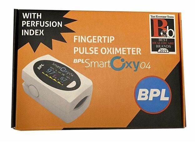 BPL Smart OXY 04 Pulse Oximeter, (WHITE AND BLACK)