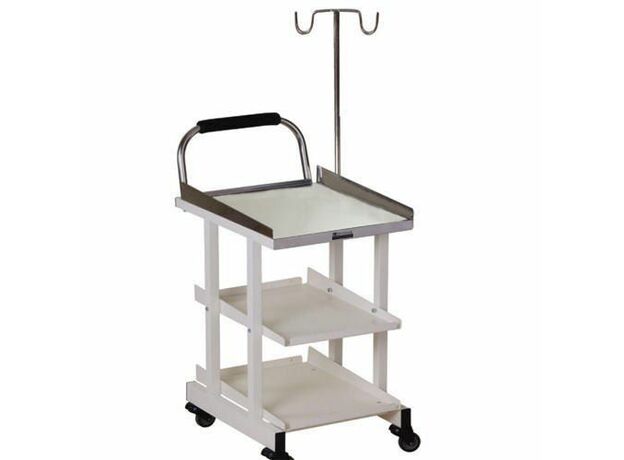 ECG Machine Trolley with SS top