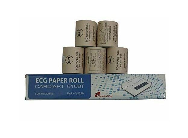 BPL ECG Paper Roll 6108T - 50mm x 20mm (Pack of 5)