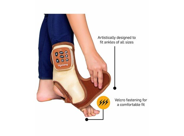 Lifelong Rechargeable Ankle Massager (Brown)