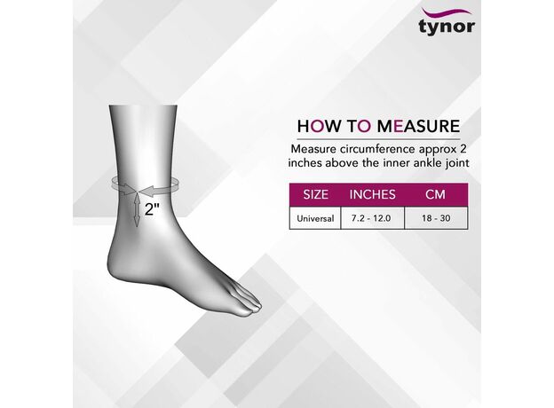 Tynor Ankle Splint (Immobilization, Support, Comfortable)-Universal Size