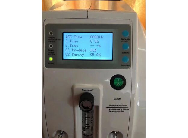 Medsun Oxygen Concentrator 5LPM flow with Oxygen Purity Indicator OPI