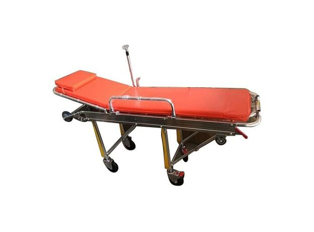 Ambulance Autoloading Stretcher, Mild Steel, Size: 190x54x90 Cm