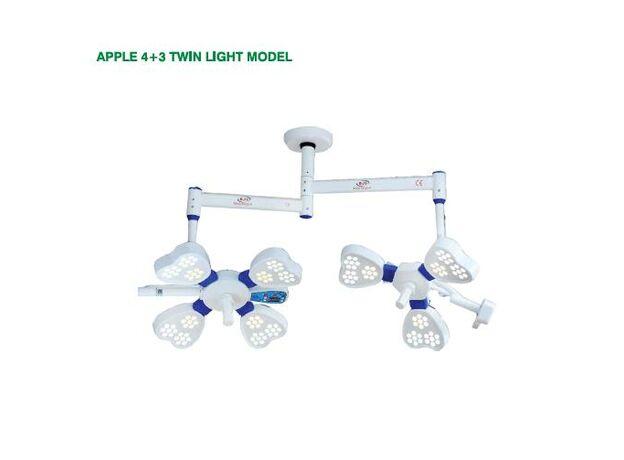 BJS Apple 4+3 Double Dome Ceiling OT Light