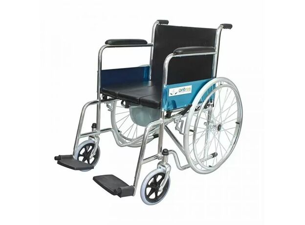 Entros Lightweight Commode Wheelchair