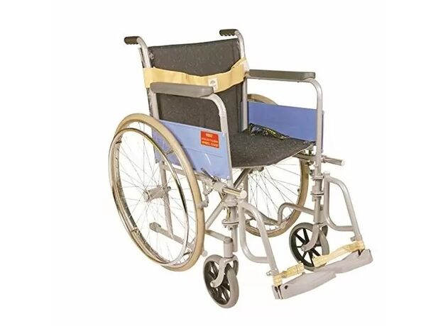 Vissco Invalid Folding Wheelchair Regular With Spoke Wheels