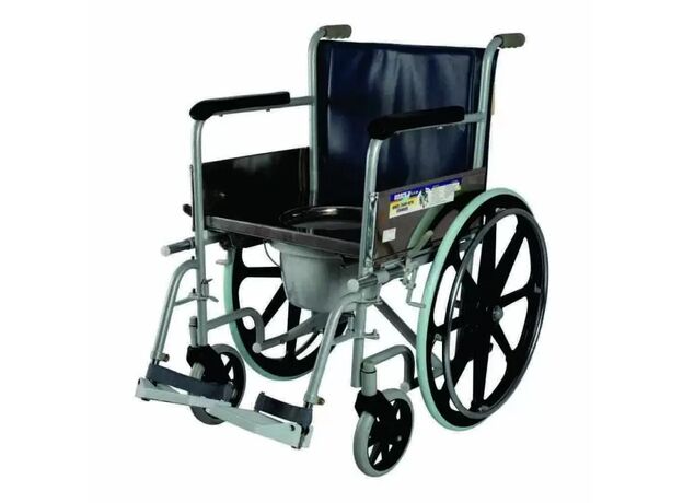 Vissco Foldable Wheelchair with Commode