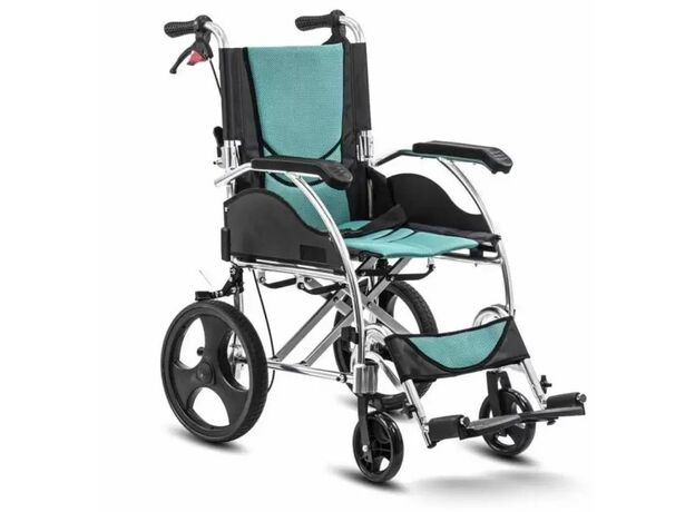 Kosmocare Premium Foldable Transport Wheelchair Crest Series Stylex