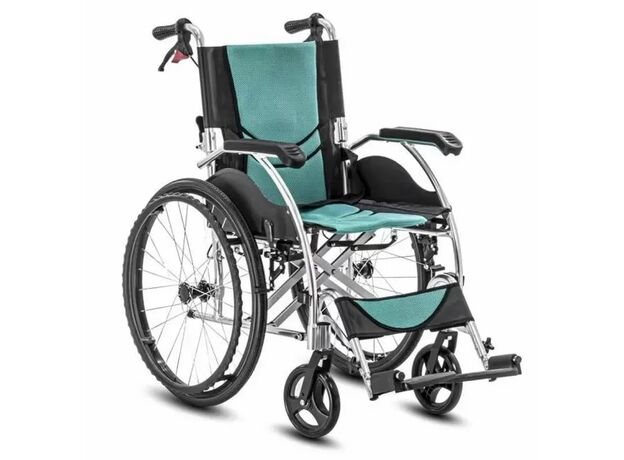 Kosmocare Elegant Breeze Folding Wheelchair With Seatbelt