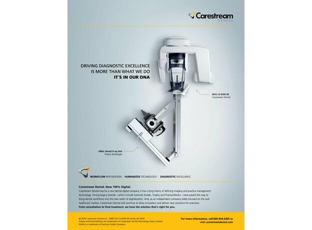 Carestream Wall Mounted Dental X Ray Machine