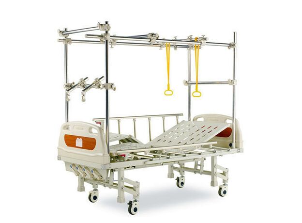 Mild Steel Orthopedics Stretcher Bed