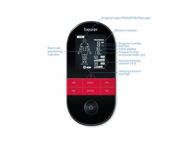 Beurer EM 59 Digital TENS/EMS Device with Heat Function