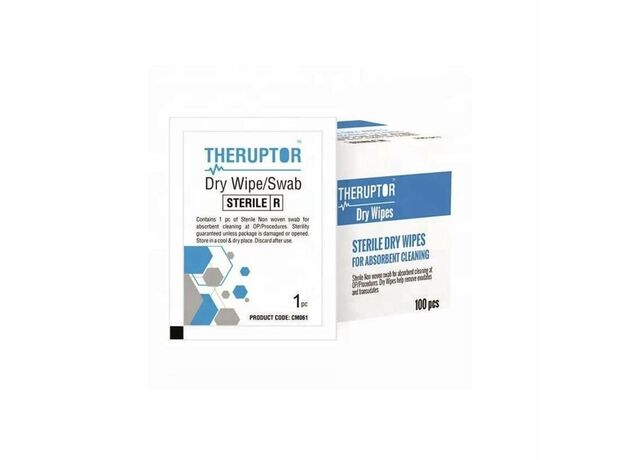 CareNow Theruptor Sterile Dry Wipes