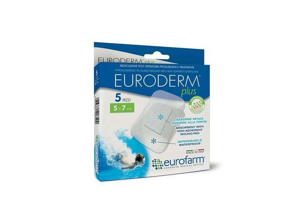 Euroderm Plus Transparent Sterile Bacteria Proof Foam Dressing