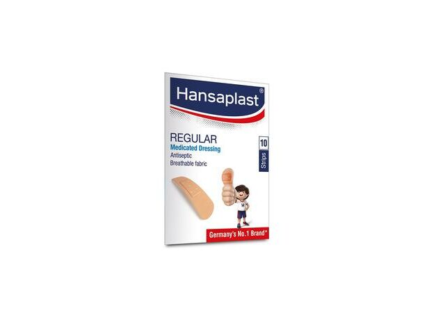 Hansaplast Medicated Antiseptic Band Aid Dressing (Pack of 100)
