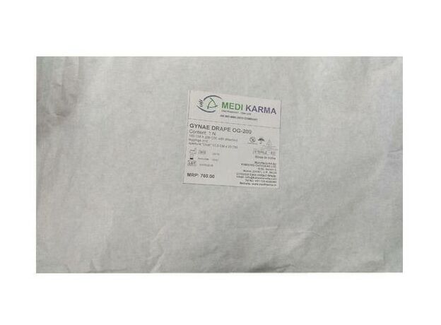 Medi Karma Gynaecology Drape - OG-200(160 cm X 200 cm) Single