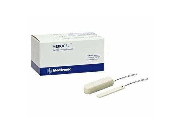 Medtronic Merocel hemoX Standard Nasal Dressing - 400410(8cm, With Tube - Pack Of 20)