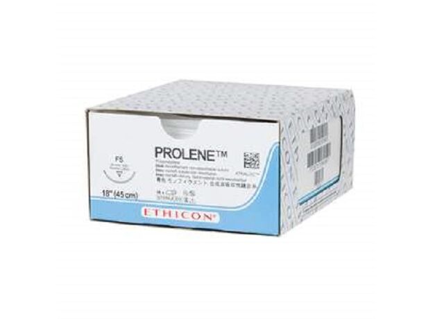 Ethicon Prolene Sutures USP 5-0, 3/8 Circle Round Body - NW881 - Box of 12
