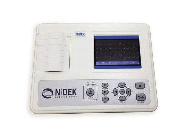 Nidek 3 channel ecg machine,Model - ECG-703
