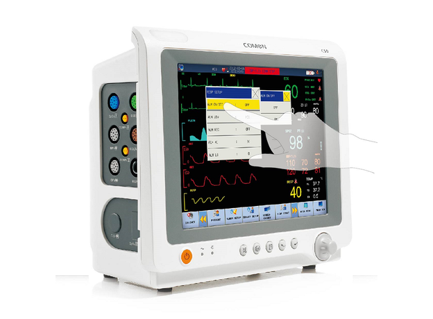 Comen C50 Cardiac patient monitor,  7 parameter, US FDA approved, touch screen